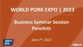 Turning Animal Agriculture’s Toughest Challenges into Our Biggest Opportunities - World Pork Expo