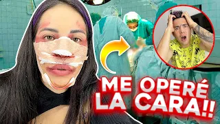 ME OPERÉ LA CARA Y MI NOVIO NO SABÍA NADA!! 😨🏥 ASÍ REACCIONÓ MAU! BROMA PESADA | Karla Bustillos