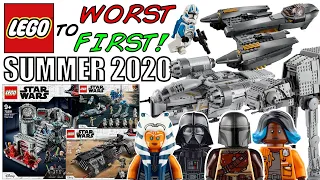 LEGO Worst To First | Every LEGO Star Wars Summer 2020 Set!