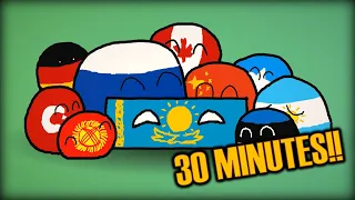 Kazakhbrick's Anthem 30 Minutes Version!! (Countryball Animation [Borat Anthem])