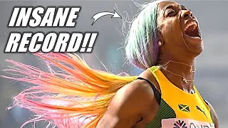 ABSOLUTELY UNBELIEVABLE!! || Shelly-Ann Fraser-Pryce DESTROYS Field And Sets New 100 Meter Record!