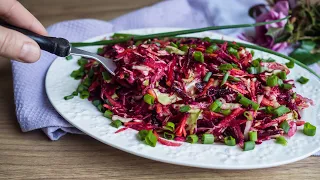 I eat this salad every week, so my intestines are as clean as a baby's!