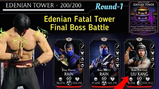 Edenian Fatal Tower Final Bosses Battle 200 Fights + Rewards | Talent Tree | MK Mobile