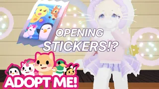 NEW Adopt Me! Sticker Packs *OPENING* 🐕🐈