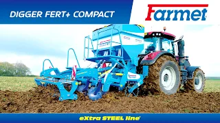 Farmet Digger 3 Fert+ Compact - cultivator de adâncime cu 7 brăzdare (2,9 metri)