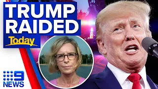 Trump drums up support following FBI raid | 9 News Australia