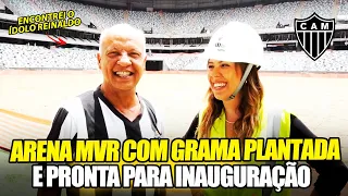 VEJA COMO FICOU A ARENA MRV DO ATLÉTICO MG COM GRAMA PLANTADA E "PRONTA" PARA INAUGURAÇÃO