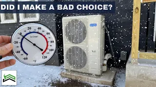 Testing A MrCool At Extreme Cold Temps | Will The Hyper Heat Work?