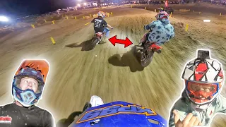 Pit Bike Race Turns into FIGHT...AGAIN!!
