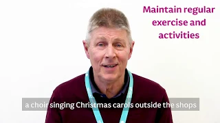 Christmas tips from Dementia UK #4 - regular exercise and activities