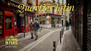 🇫🇷 “QUARTIER LATIN” LIVE STREAMING IN PARIS ( EDIT VERSION ) 26/01/2021