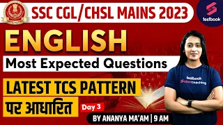 SSC CGL Mains English 2023 | SSC CGL Tier 2 English Questions -2 | SSC English By Ananya Ma'am
