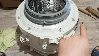 Замена подшипников в стиральной машинке LG своими руками. Модель F1056MD