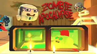 ZOMBIE APOCALYPSE DANGEROUS EXPERIMENT | Chicken Gun