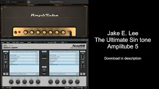 Jake E. Lee The Ultimate Sin tone - Amplitube 5 - Download