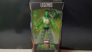 Marvel Legends She-Hulk (Green Version) 2021 action figure review!!!