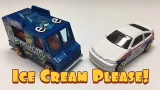 Opening 14 Hot Wheels and Matchbox cars - finally found an ice cream truck