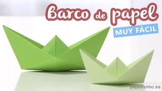 Cómo hacer barco de papel