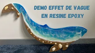 DEMO EFFET DE VAGUE AVEC OCEAN ART RESINE RESINPRO