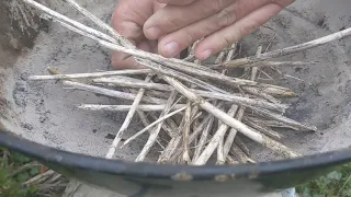 How to start a fire without any paper | survival skills