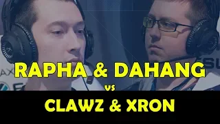 Rapha, Dahang vs. Clawz, Xron 2v2 custom games in EU (Rapha POV)