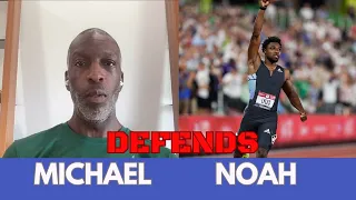 Michael Johnson DEFENDS Noah Lyles chances for Olympic 200m gold