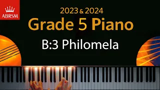 ABRSM 2023 & 2024 - Grade 5 Piano exam - B:3 Philomela ~ Dorothy Pilling