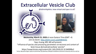 Separation of brain-derived extracellular vesicles from brain tissue: Extracellular Vesicle Club