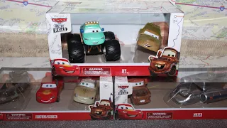 Disney Store/Shop Cars on the Road Sets Ivy, Lightning McQueen & Mater (Mossy, Rumbler, Super Speed)