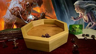 How to Make a Dice Tray! (with limited tools) Beginners Project