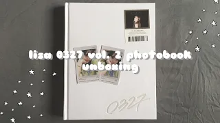 Lisa 0327 Vol. 2 Limited Edition Photobook Unboxing | emoisabel