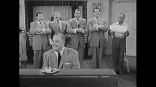 JACK BENNY'S ROCHESTER DANCES WITH BROOM, DON WILSON ON PIANO, "OH BABY MINE."