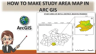 HOW TO MAKE STUDY AREA MAP IN ARCGIS | ARC GIS TUTORIAL | #ARCGIS #EASY TRICKS