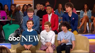 The cast of 'It' opens up about the highly-anticipated film live on 'GMA'