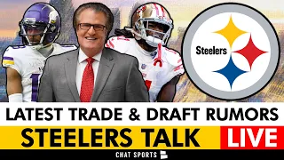 Steelers Talk LIVE: Mel Kiper Jr. Mock Draft Reaction + Steelers ‘Really Trying’ To Trade For A WR