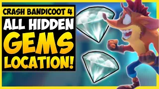 ALL HIDDEN GEMS in Crash Bandicoot 4: It's About Time (Crash 4 Tips and Tricks)