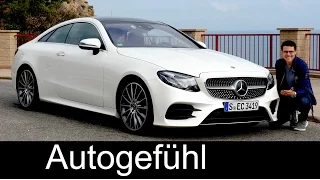 Mercedes E-Class Coupé E400 FULL REVIEW E-Klasse AMG-Line test driven 2018/2017 all-new neu