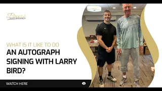 What is it like to do an Autograph Signing With Larry Bird? | PSM