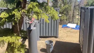 40’ and 20’ stacked container home.  Colorado Corrugated Living