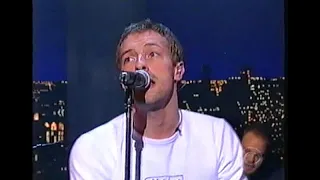 Coldplay - In My Place (Letterman December 2002)