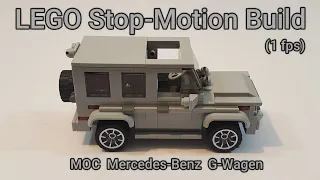 LEGO Stop-Motion Build - MOC Mercedes-Benz G-Wagen (1 fps) - How-To Tutorial Instructions