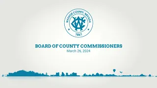 Board of County Commissioners | March 26, 2024