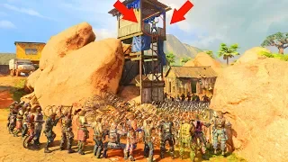 ALL OF THEM TRAPPED ME WITH (RAZOR WIRE) ON THE TOWER SO I WONT GET THEM! HIDE N SEEK *BLACK OPS 4*