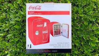 Not Good. Classic Coca Cola 6-Can Mini Fridge Unboxing + First Impressions