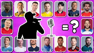 GUESS FAMOUS FOOTBALL PLAYER WHO'S SINGING AND JERSEY | Ronaldo, Messi, Neymar, Mbappe, Haaland