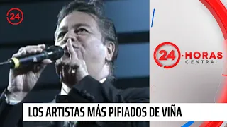 Festival de Viña del Mar: los artistas más pifiados en la historia del certamen | 24 Horas TVN Chile