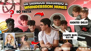 GRINGOS REAGINDO A WINDERSSON NUNES IMITANDO CANTORES INTERNACIONAIS