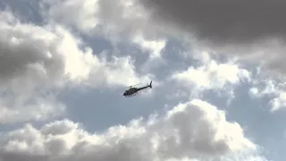 LAPD helicopter circles Simi Valley neighborhood