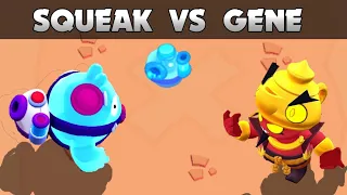 Squeak Vs Gene l 1Vs1 l 14 Tests l Mythic Brawler Vs Mythic Brawler l Gene Vs Squeak