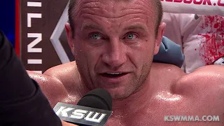 Unforgettable moments after the fights Khalidov and Pudzianowski fights | XTB KSW 77